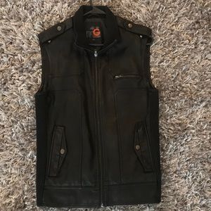 G by guess leather vest
